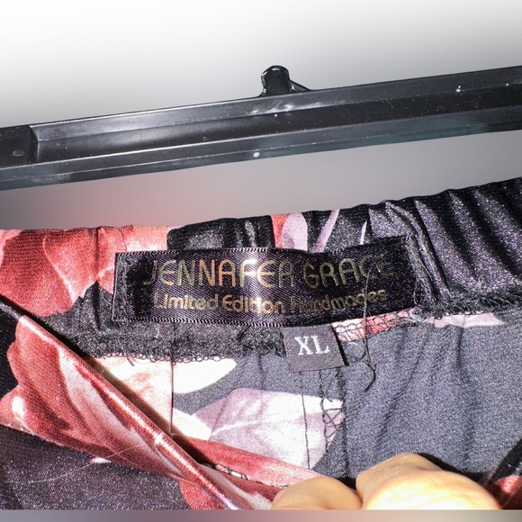 Jennafer Grace XL 2-Piece Set | Palazzo Pants + Fringe Belt Wrap Top (RARE) - Picture 9 of 11